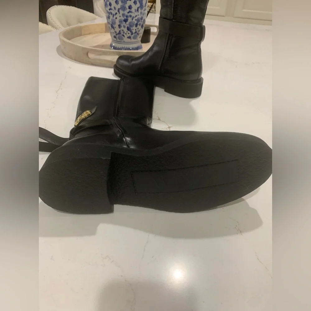 Valentino Garavani 40mm VLogo Locker Boots Size 40